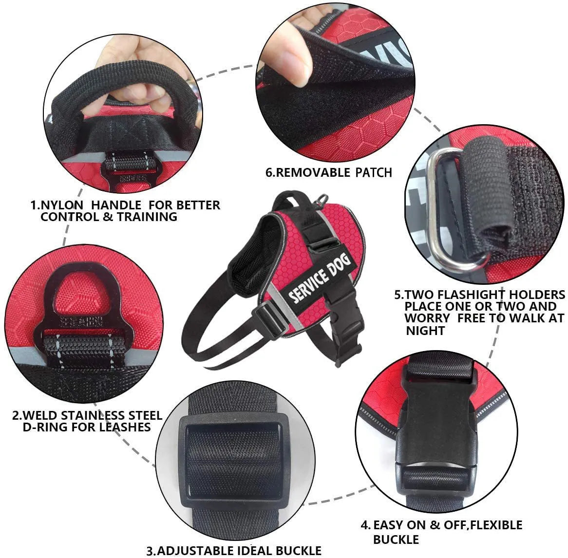 ZenWalk Harnas™ - Gepersonaliseerde No-Pull Hondenriem