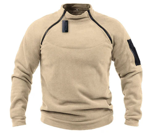 Arcton - Robuster Fleece-Pullover im Militärstil