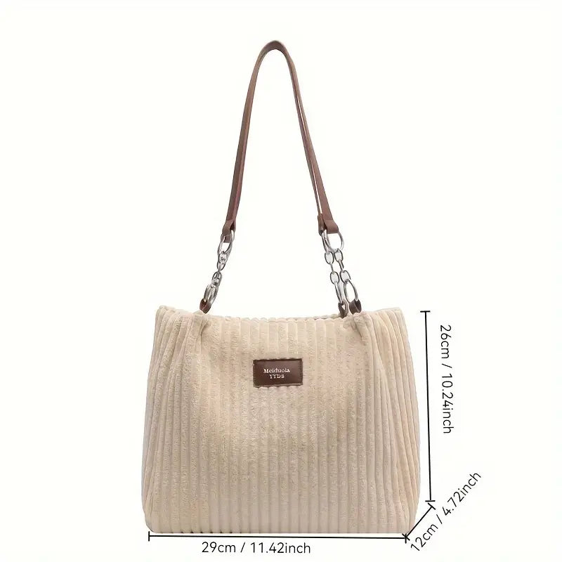 Tessa™ - Corduroy Fluwelen Katoen Tas