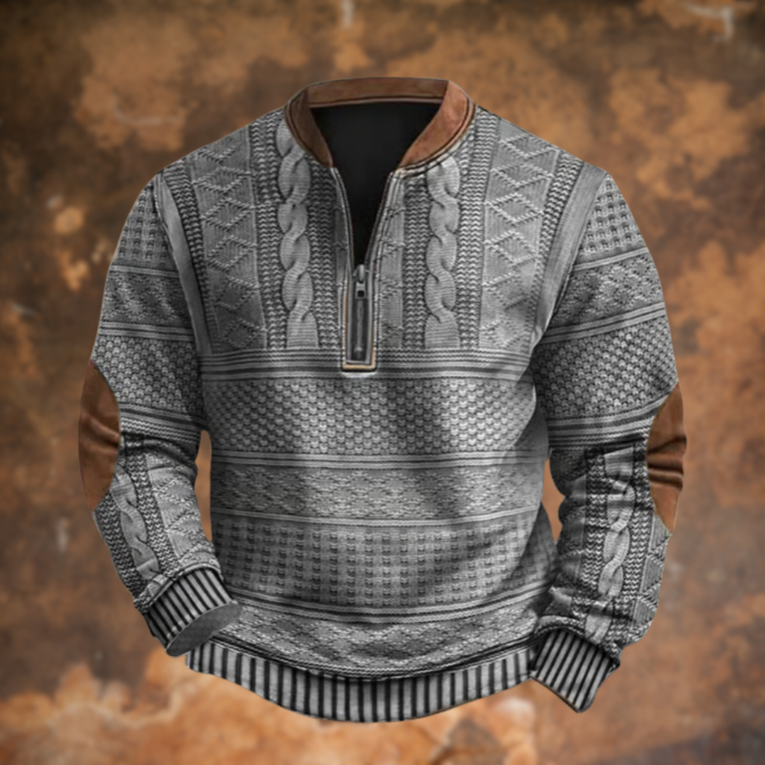 Vito™ - Moderner Casual-Half-Zip-Pullover für Herren