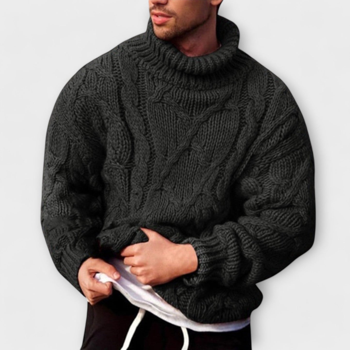 Arvido | Premium Strick-Rollkragenpullover