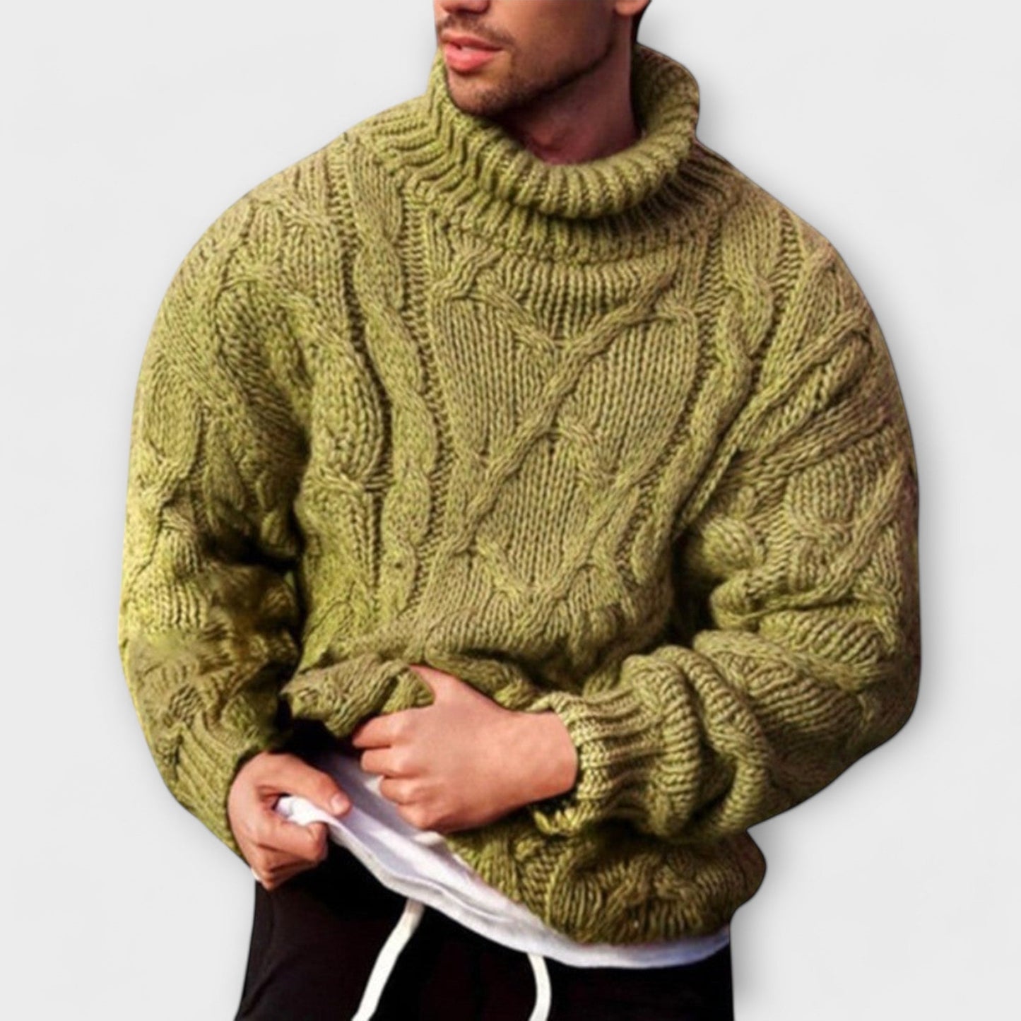 Arvido | Premium Strick-Rollkragenpullover