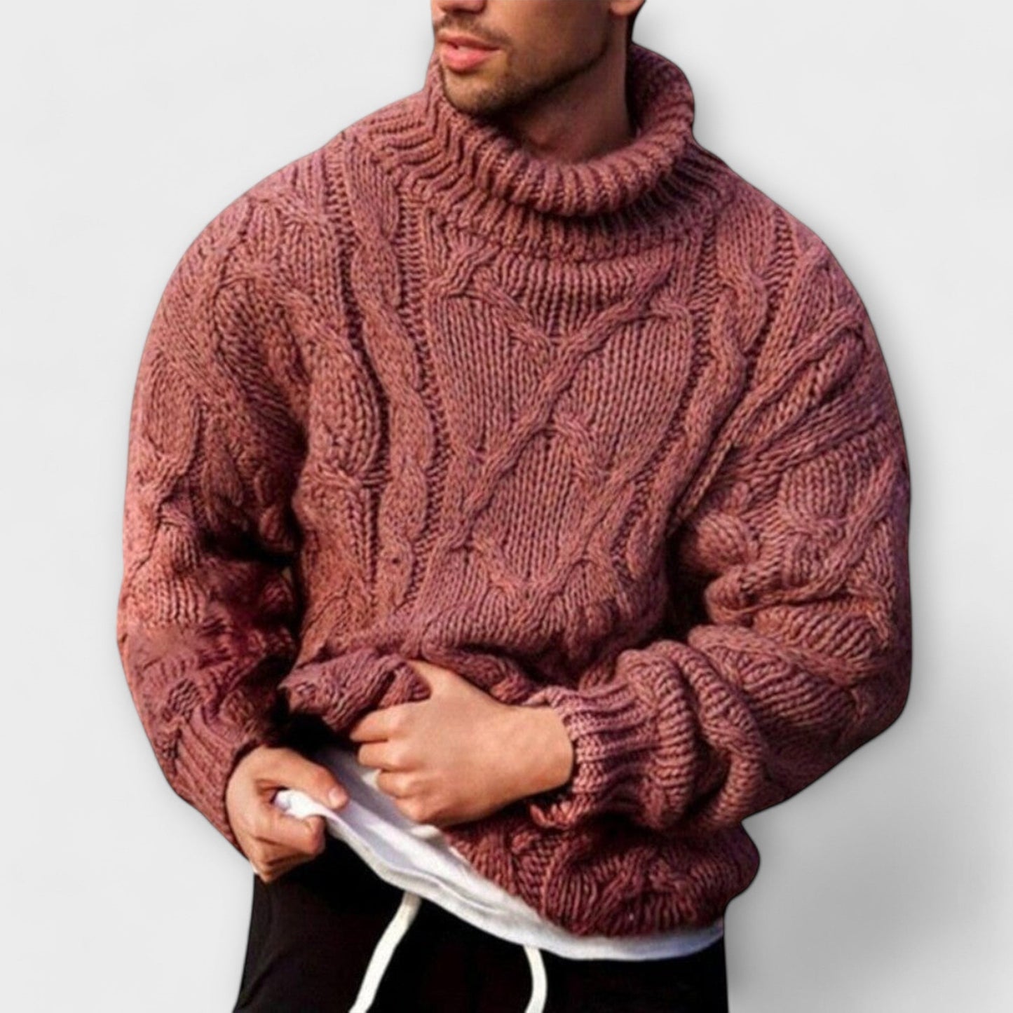 Arvido | Premium Strick-Rollkragenpullover