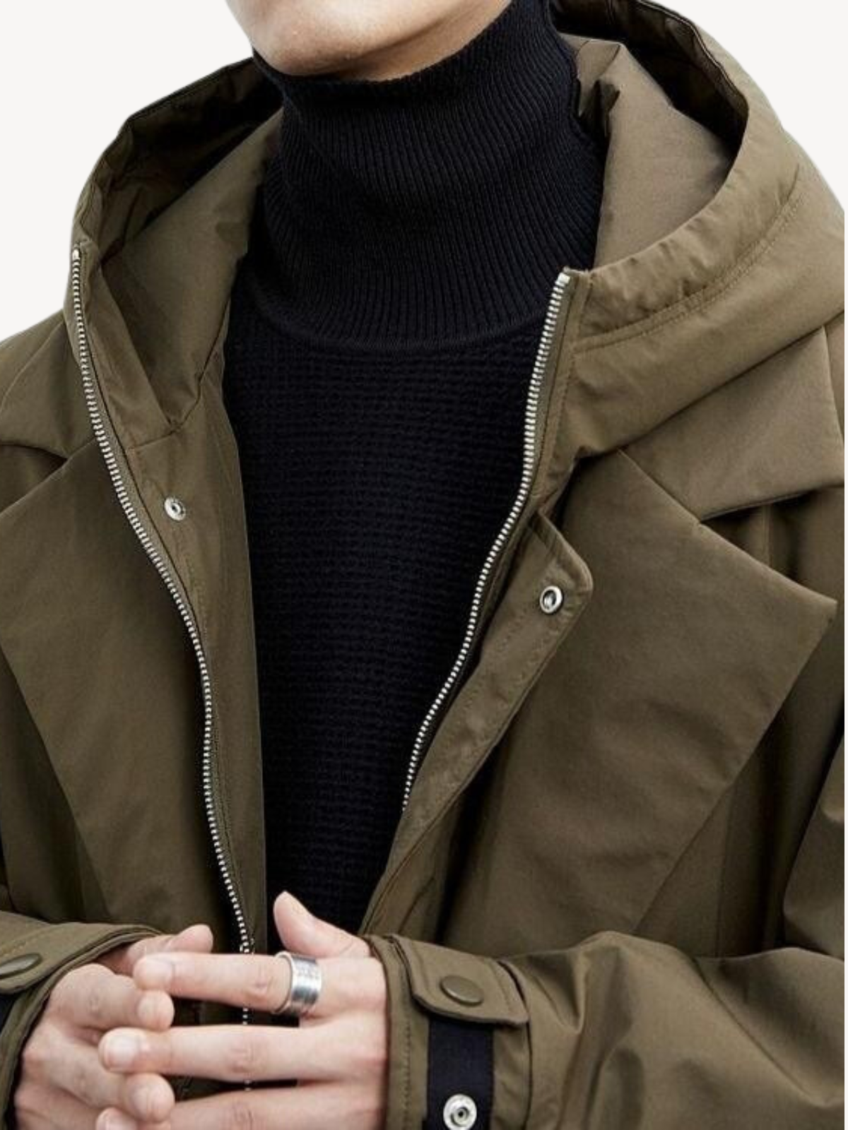 FELIX™ | ELEGANTER HOODED TRENCHCOAT
