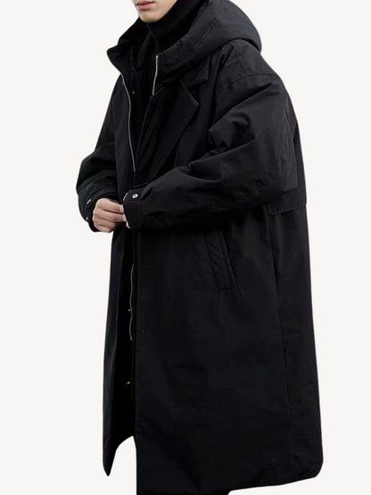 FELIX™ | ELEGANTER HOODED TRENCHCOAT