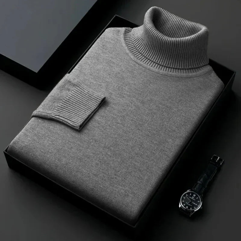 Noah I Klassischer Turtleneck Pullover