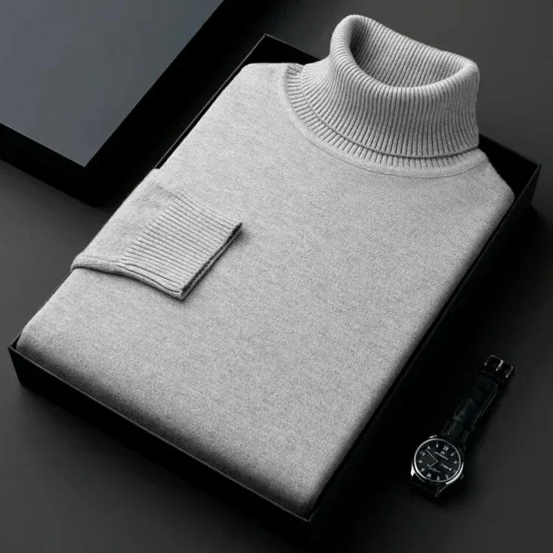 Noah I Klassischer Turtleneck Pullover