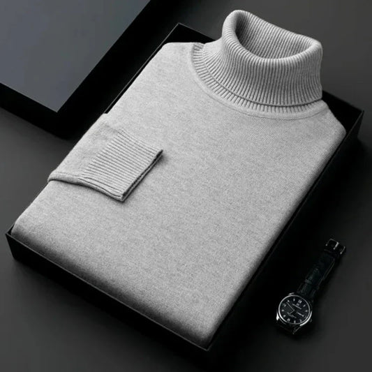 Noah I Klassischer Turtleneck Pullover
