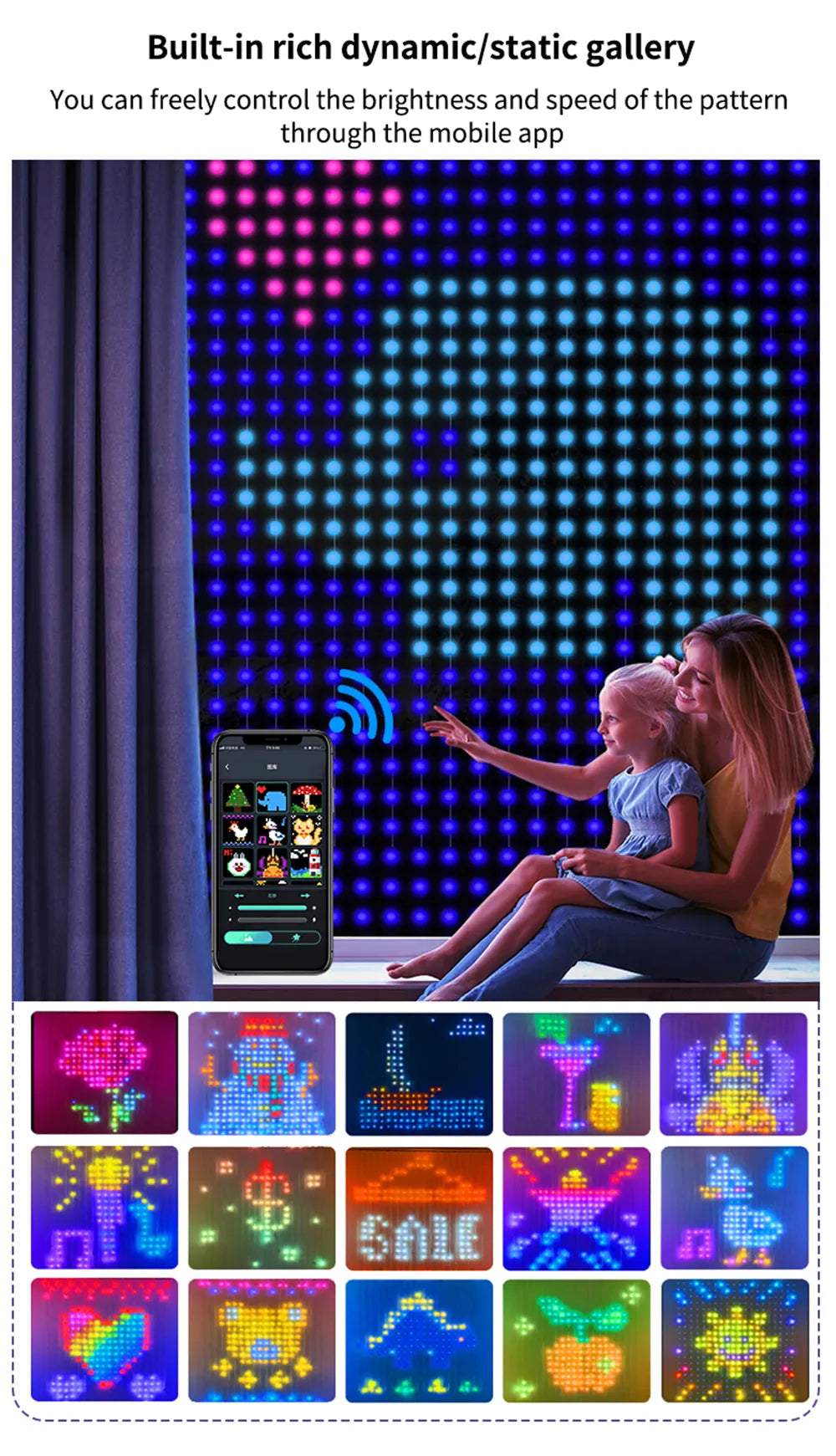 TwinkleScape™ - Gordijnverlichting