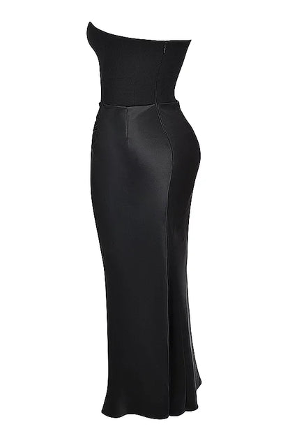 Valentina Maxi Kleid - Schwarz