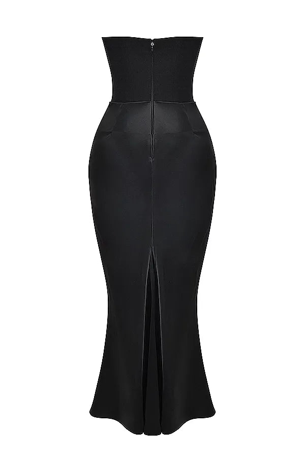 Valentina Maxi Kleid - Schwarz